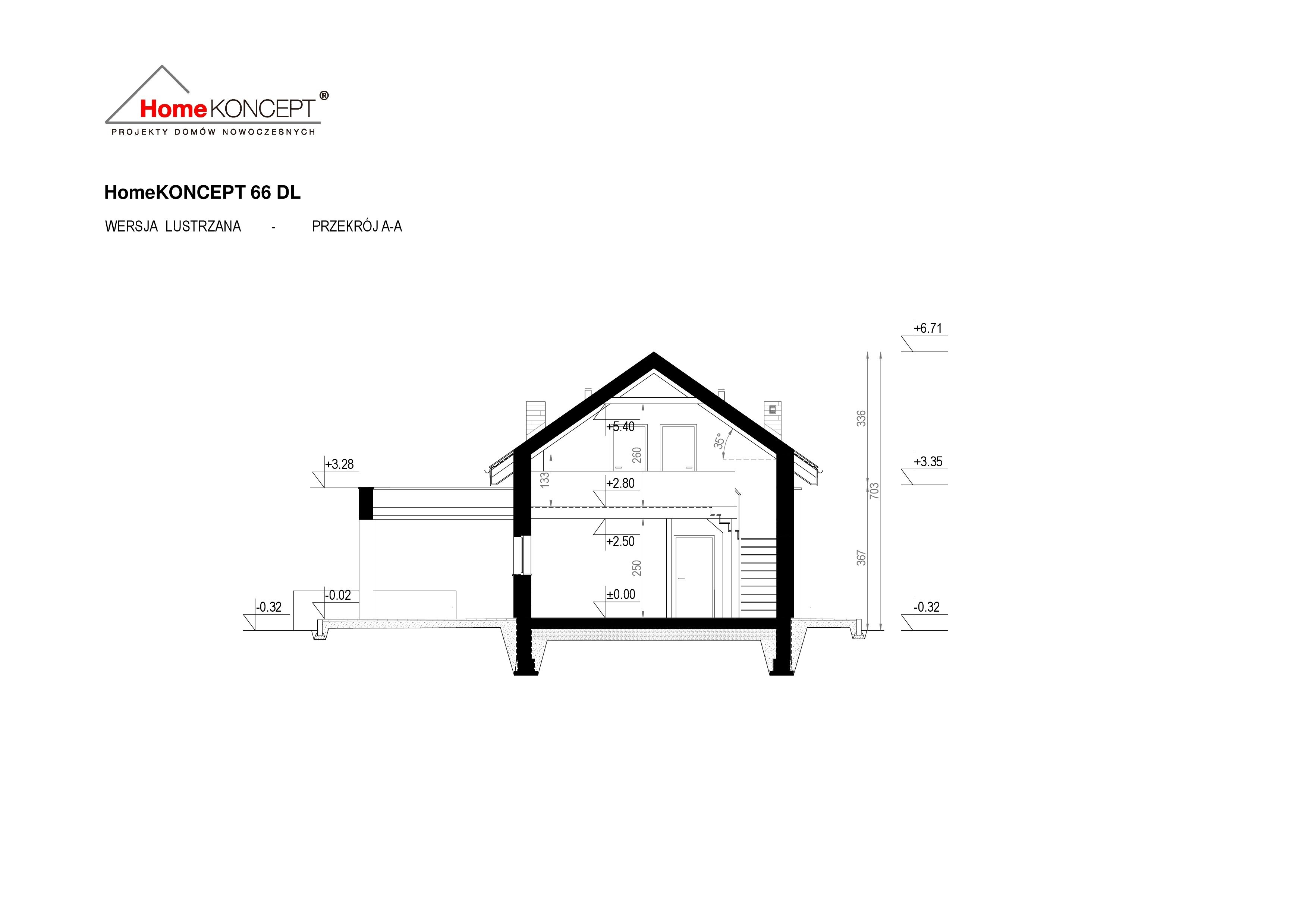 Projekt Domu Homekoncept 66 Dl Lustro Prestige House